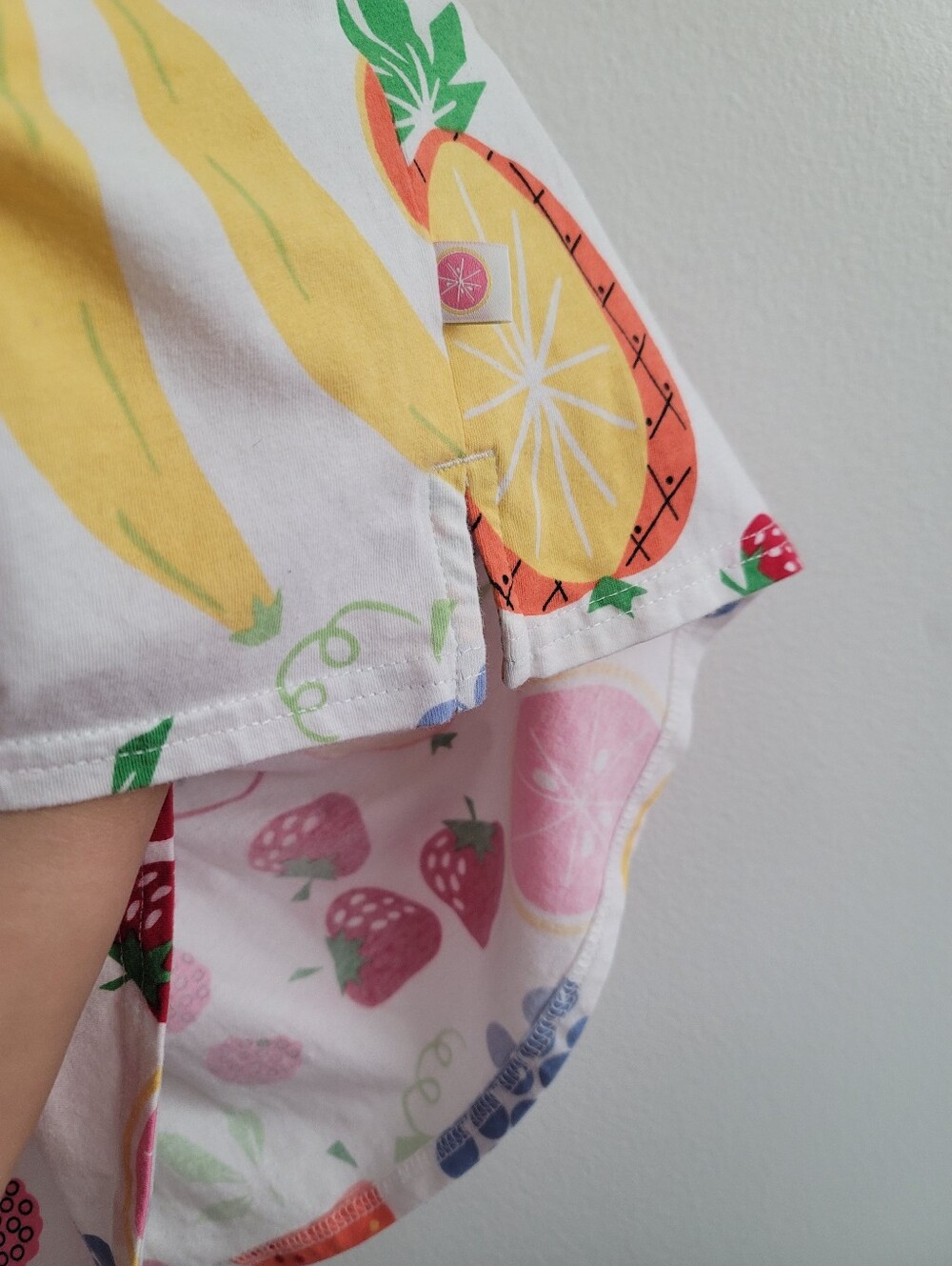 Nick & Nora Sleepwear Small Fruit Print Sleeveless Night Dress Pajama Summer - Picture 8 of 8